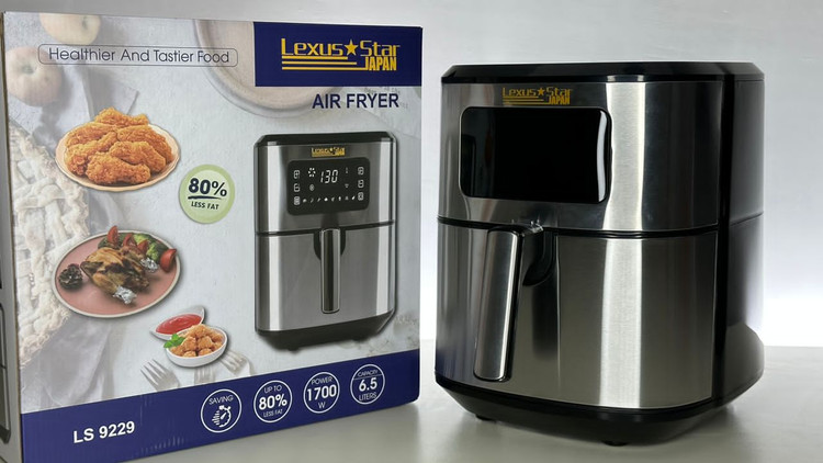 سرخ کن لکسوس استار مدل LS 9229 بدون روغن 6.5 لیتر واقعی